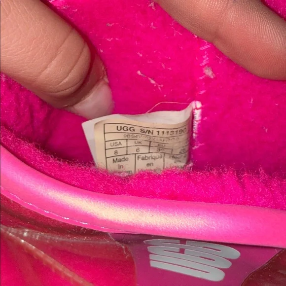 UGG Bright Pink Boots Womens 8 - Picture 2 of 8
